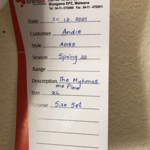 Andie Sample One Piece Swimsuit size XL new! - Picture 8 of 11